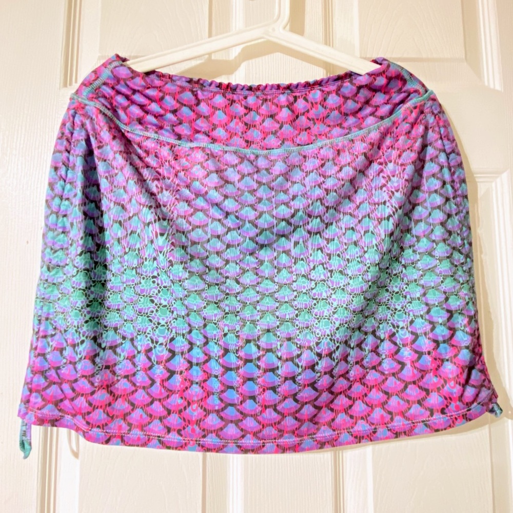 REEL LEGENDS women’s SKORT SKIRT SHORTS MULTI COLOR UPF POCKETS Size M NWOT
